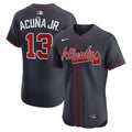 Atlanta Braves Ronald Acuña Jr. | Nike Navy Alternate Elite Jersey
