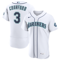 Seattle Mariners J.P. Crawford | Nike White Home 50th Season Authentic Jersey