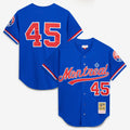 Montreal Expos Pedro Martinez | Mitchell & Ness Blue Cooperstown Collection Mesh Batting Practice Button-Up Jersey