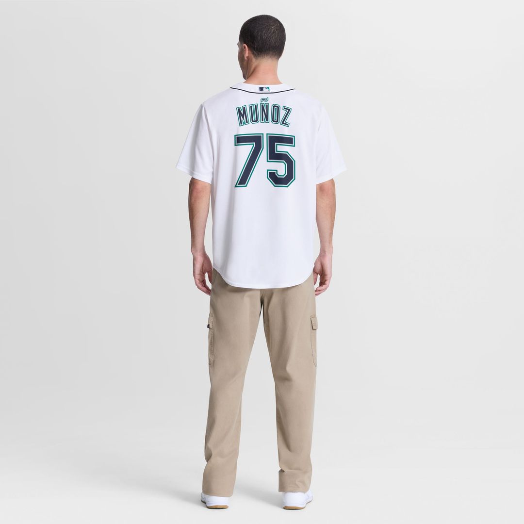 Seattle Mariners Andrés Muñoz | Nike White Home Replica Jersey
