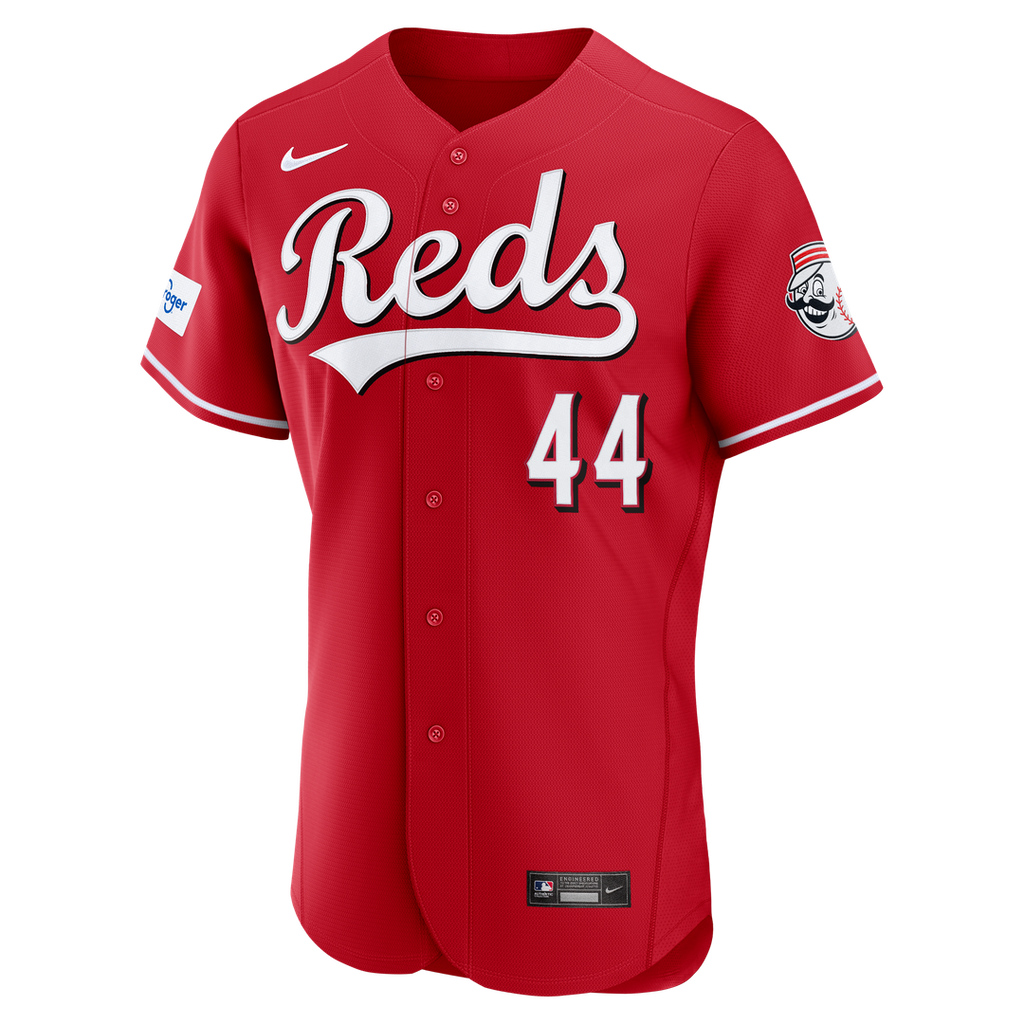 Cincinnati Reds Elly De La Cruz | Nike Red Alternate Authentic Sponsor Patch Jersey