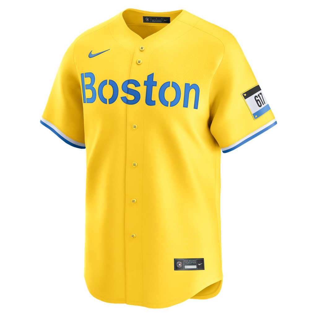Boston Red Sox Kristian Campbell | Nike Gold Alternate Limited Jersey
