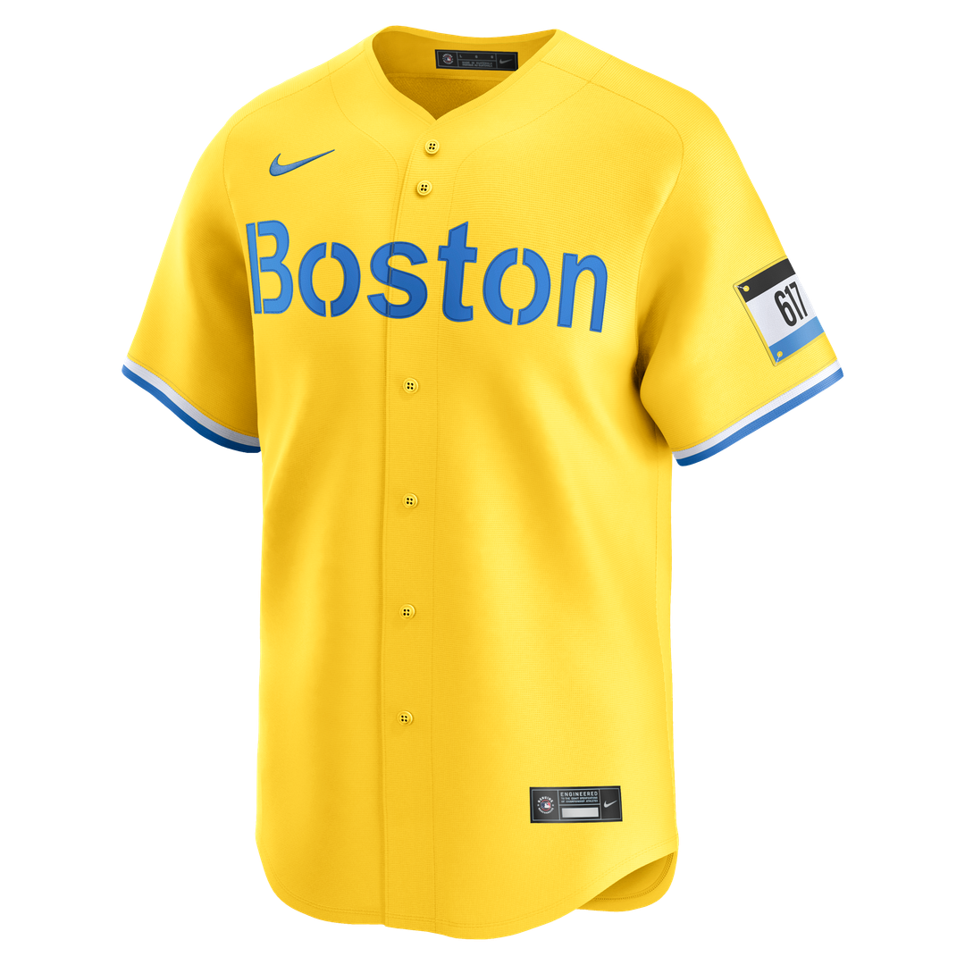 Boston Red Sox Kristian Campbell | Nike Gold Alternate Limited Jersey