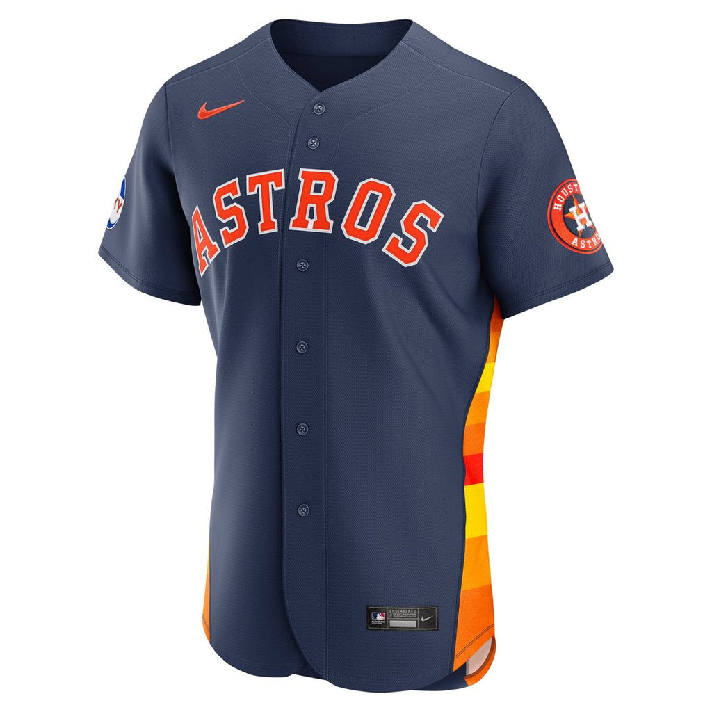 Houston Astros | Nike Navy Alternate Sponsor Patch Authentic Jersey