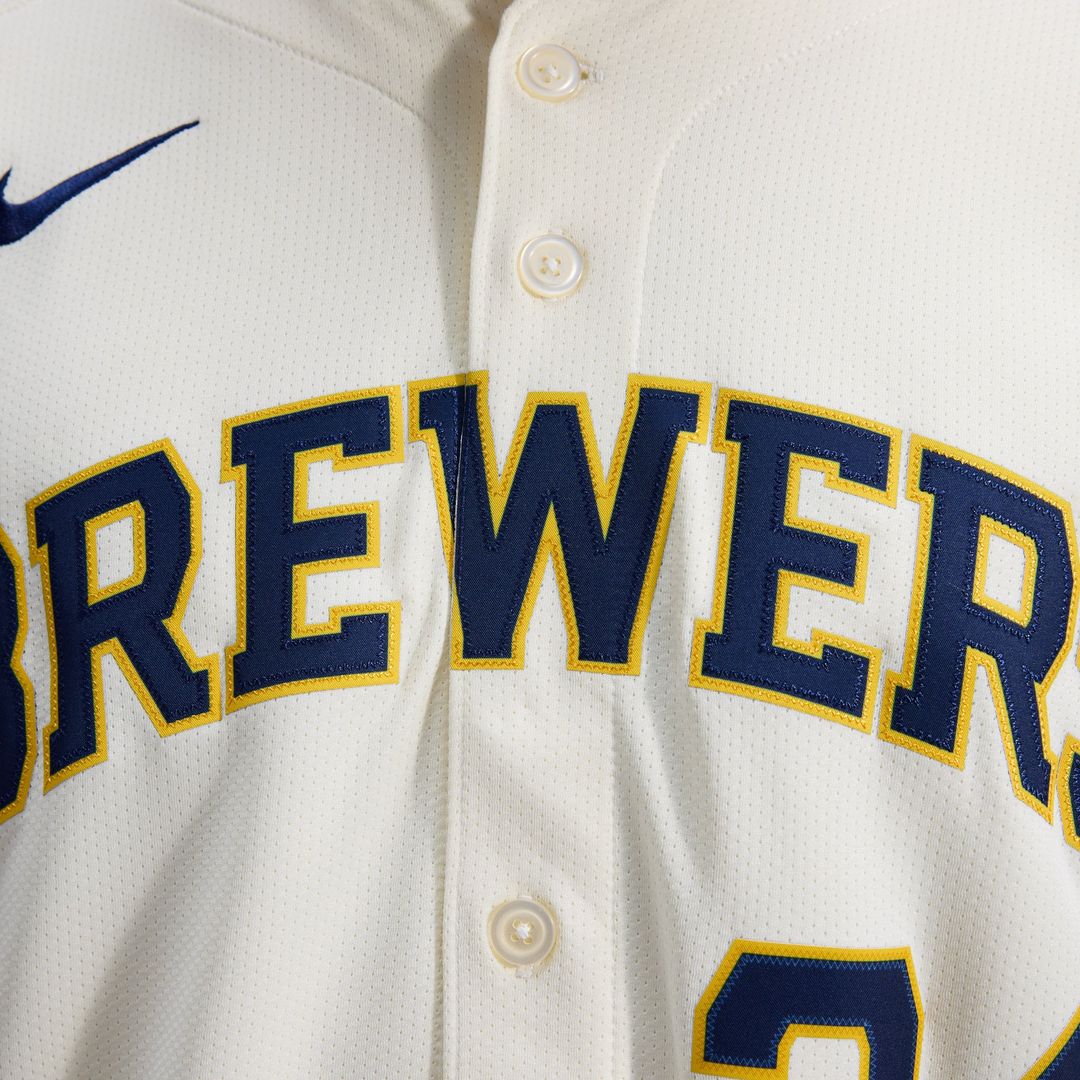 Milwaukee Brewers William Contreras | Nike Cream Home Limited Player Jersey