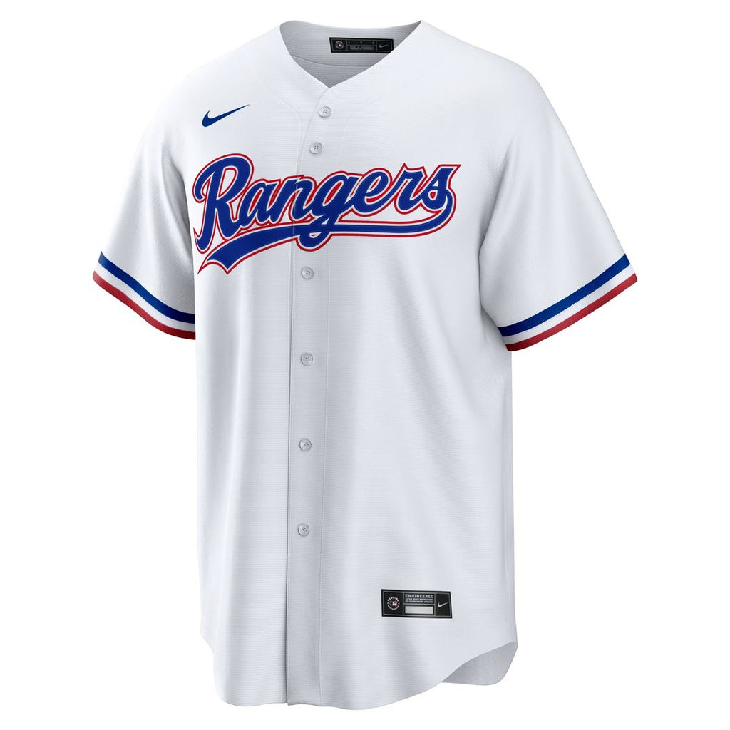Texas Rangers Wyatt Langford | Nike White Home Replica Jersey