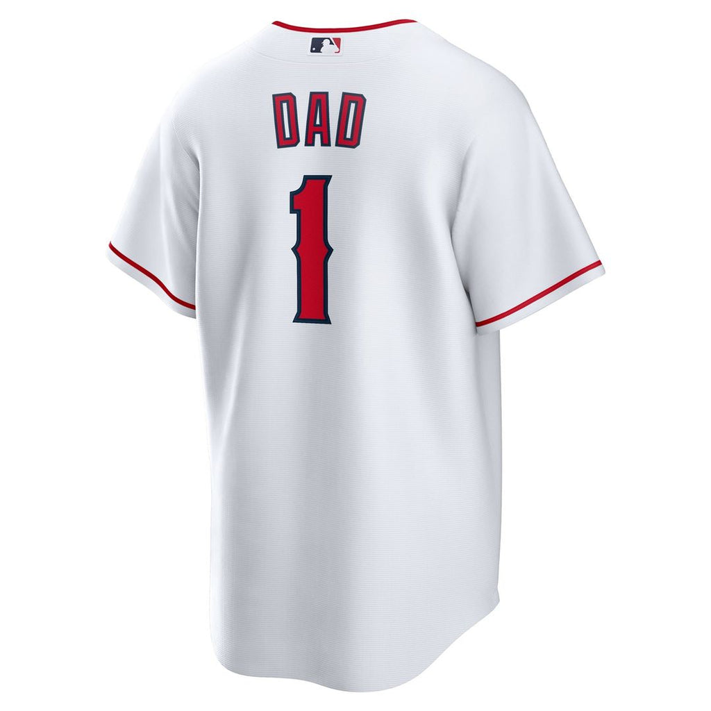 Los Angeles Angels | Nike White #1 Dad Home Replica Jersey