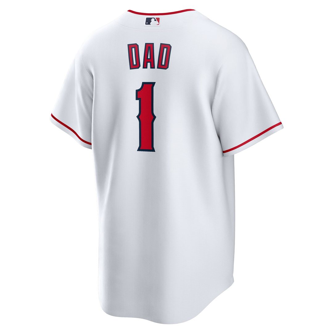 Los Angeles Angels | Nike White #1 Dad Home Replica Jersey