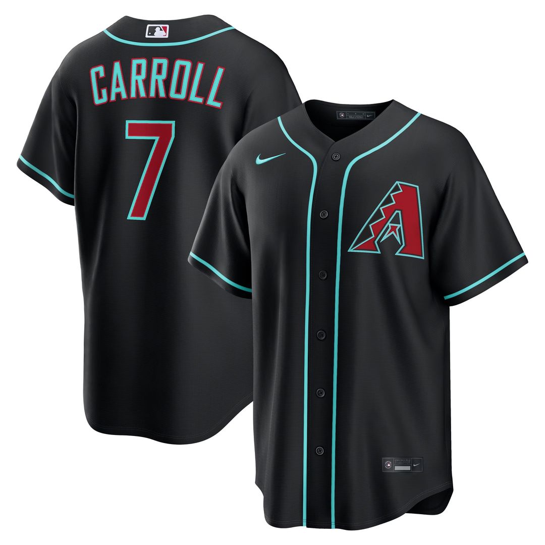 Arizona Diamondbacks Corbin Carroll | Nike Black Alternate Replica Jersey