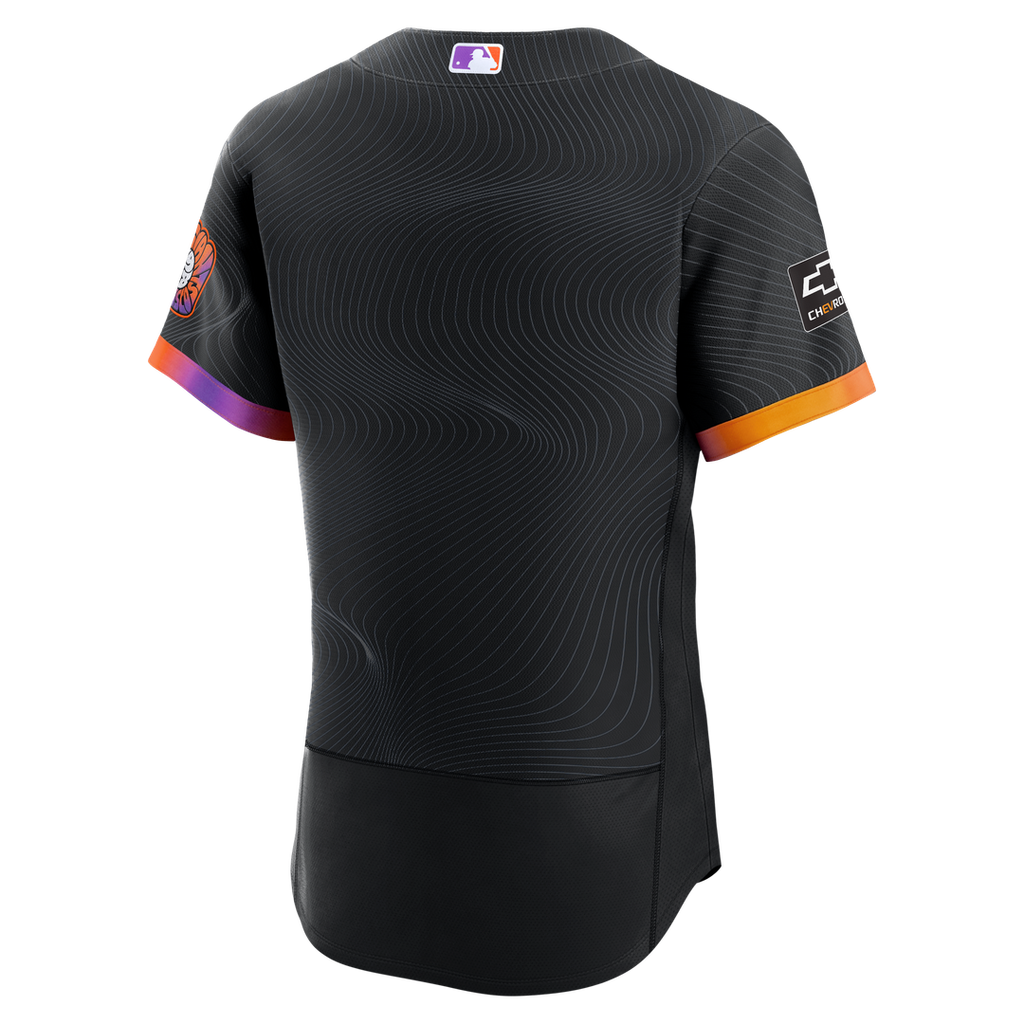 San Francisco Giants | Nike Anthracite City Connect Authentic Sponsor Patch Jersey