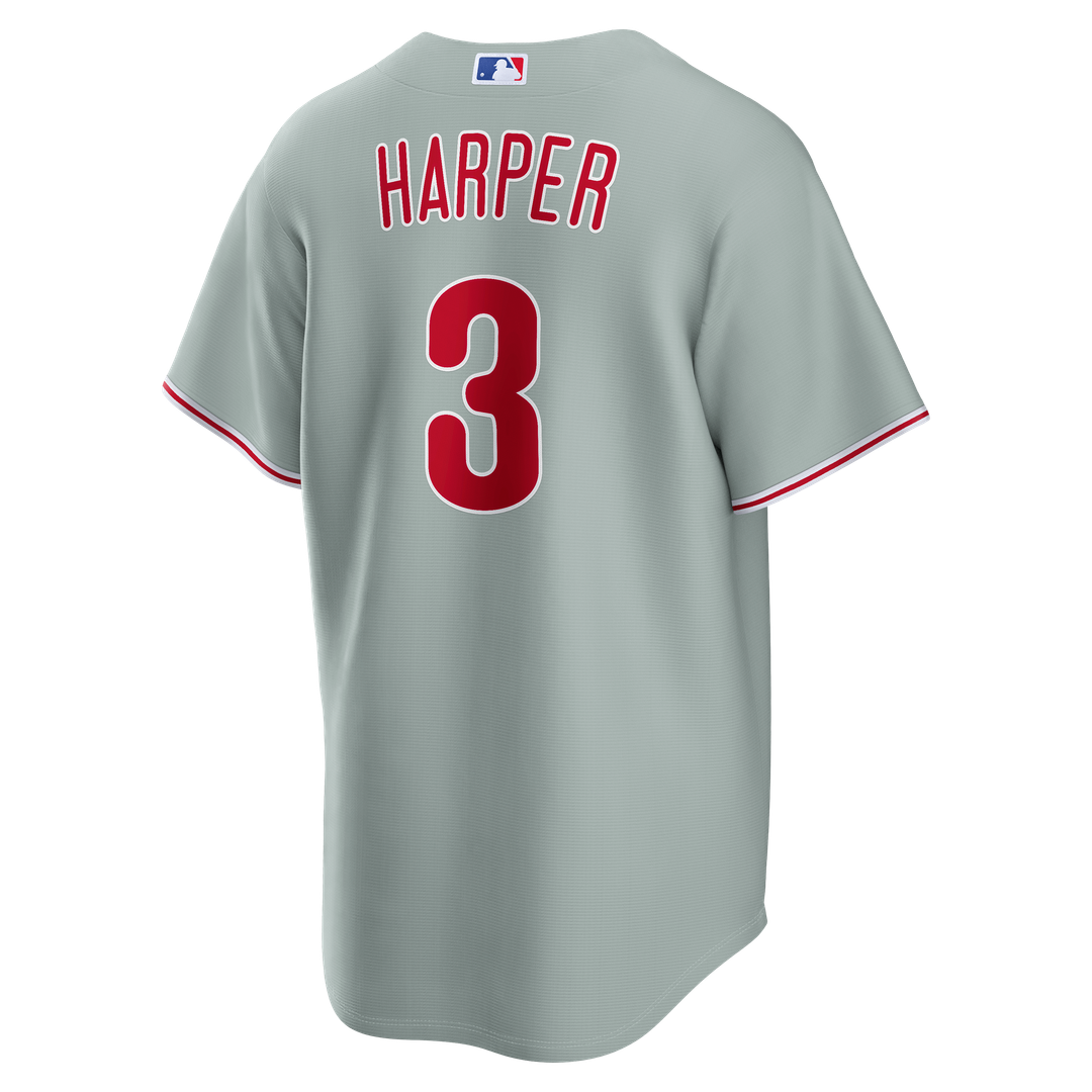 Philadelphia Phillies Bryce Harper | Nike Gray Road Replica Jersey
