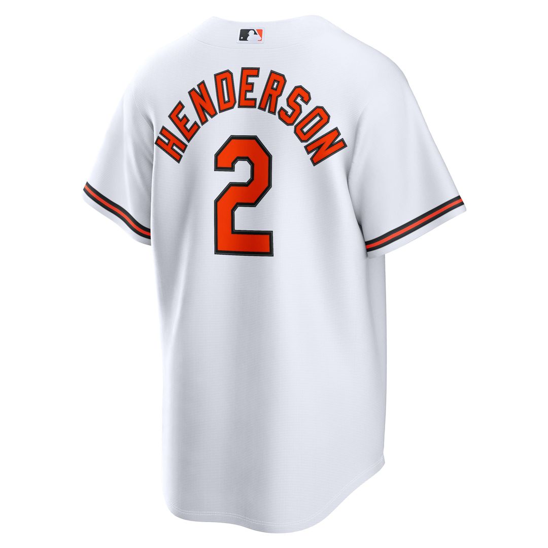 Baltimore Orioles Gunnar Henderson | Nike White Home Replica Jersey