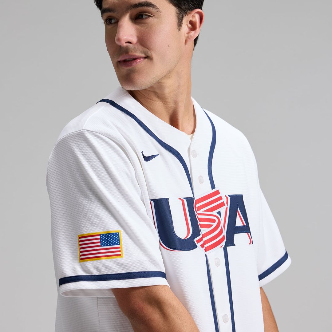 USA Baseball Aaron Judge | Nike White 2026 World Baseball Classic Home Stadium Jersey