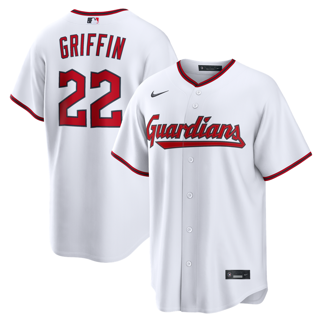 Cleveland Guardians Foster Griffin | Nike White Home Replica Jersey
