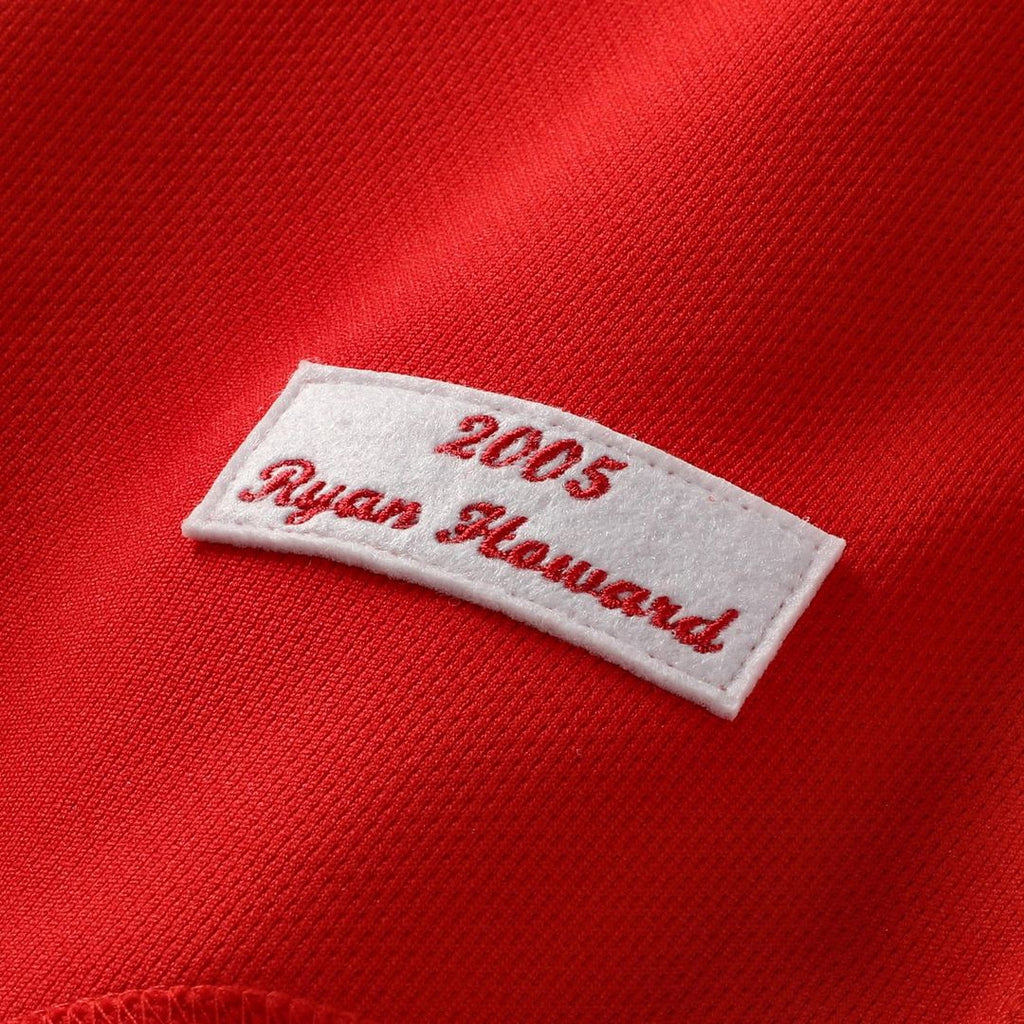 Philadelphia Phillies Ryan Howard | Mitchell & Ness Red Cooperstown Collection Batting Practice Jersey