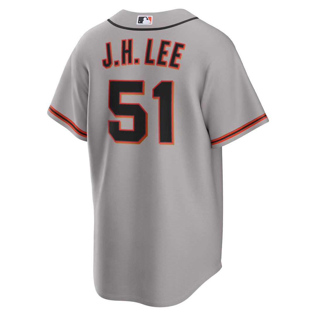 San Francisco Giants Jung Hoo Lee | Nike Gray Road Replica Jersey