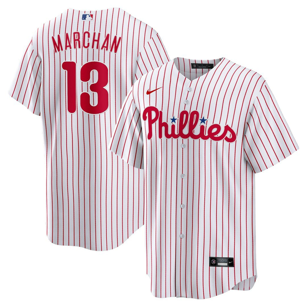 Philadelphia Phillies Rafael Marchán | Nike White Home Replica Jersey