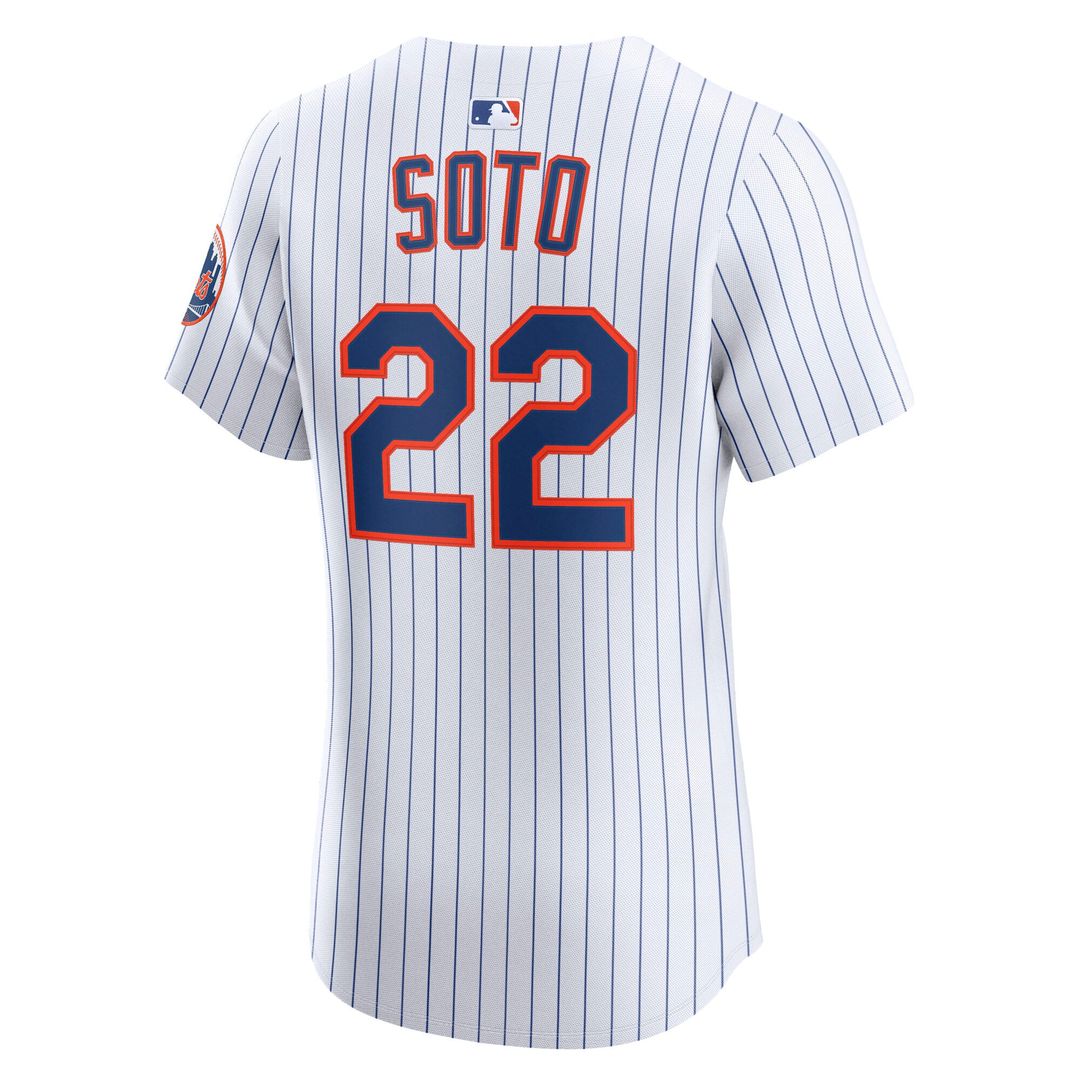 New York Mets Juan Soto | Nike White Home Elite Jersey