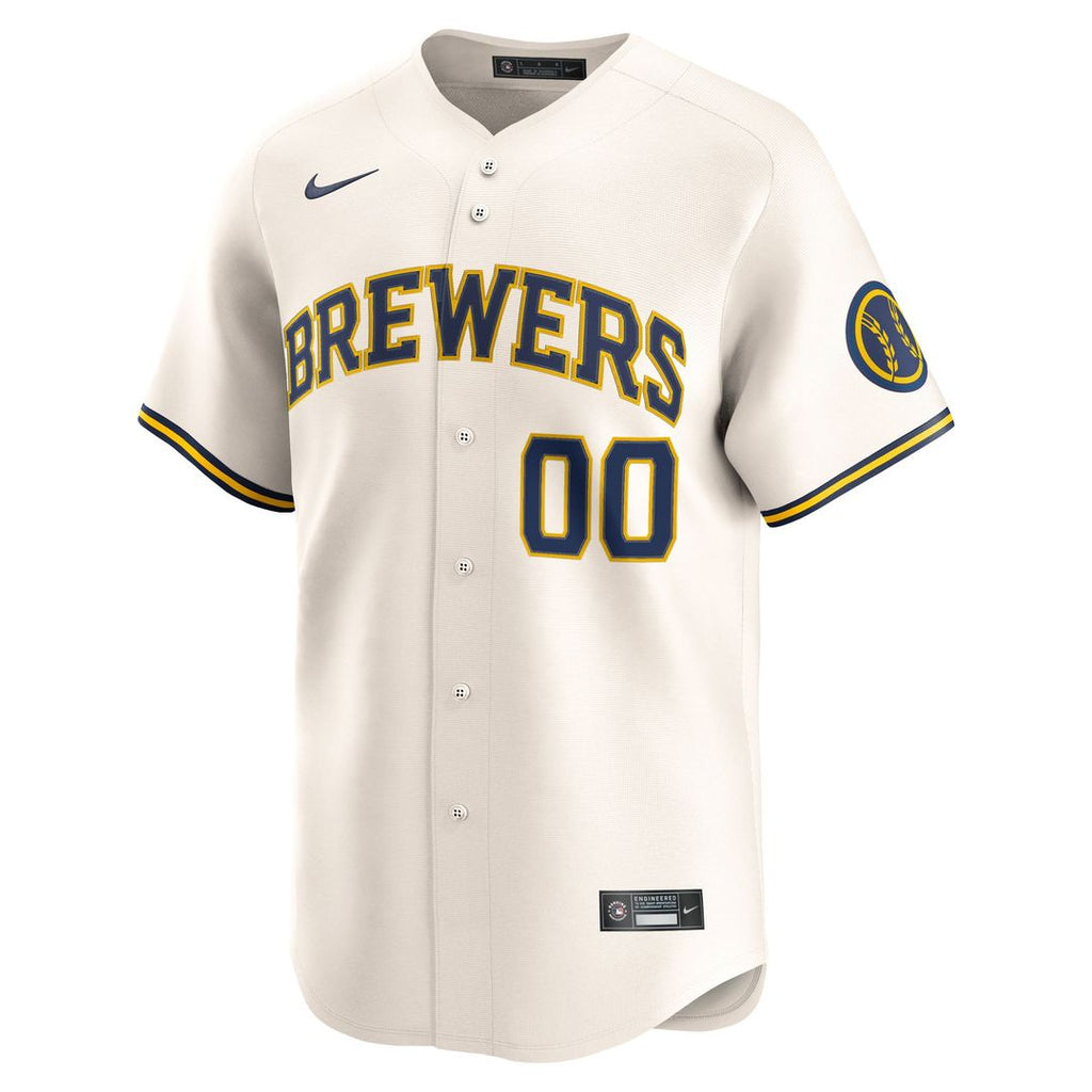 Milwaukee Brewers | Nike Cream Home Limited Pick-A-Player Retired Roster Jersey