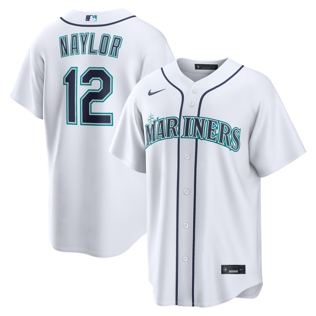 Seattle Mariners Josh Naylor | Nike White Home Replica Jersey