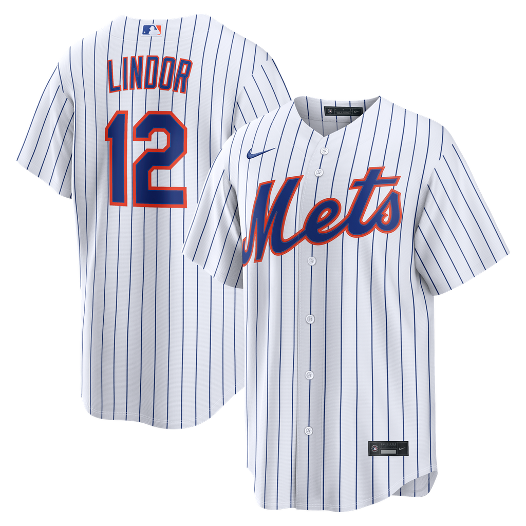 New York Mets Francisco Lindor | Nike Black Alternate Replica Jersey
