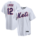 New York Mets Francisco Lindor | Nike White Home Replica Jersey