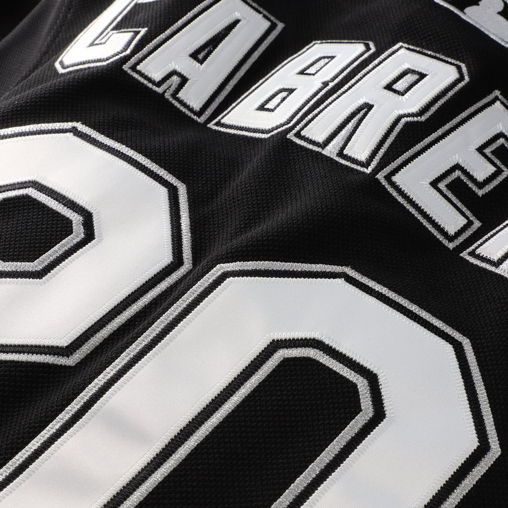 Miami Marlins Miguel Cabrera | Mitchell & Ness Black Big & Tall Cooperstown Mesh Batting Practice Jersey