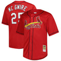 St. Louis Cardinals Mark McGwire | Mitchell & Ness Red Big & Tall Cooperstown Mesh Batting Practice Jersey