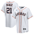 Houston Astros Yainer Diaz | Nike White Home Replica Jersey