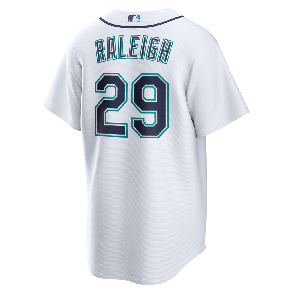 Seattle Mariners Cal Raleigh | Nike White Home Replica Jersey