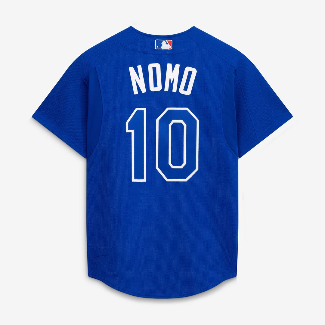 Los Angeles Dodgers Hideo Nomo | Mitchell & Ness Royal Cooperstown Collection 2004 Batting Practice Jersey