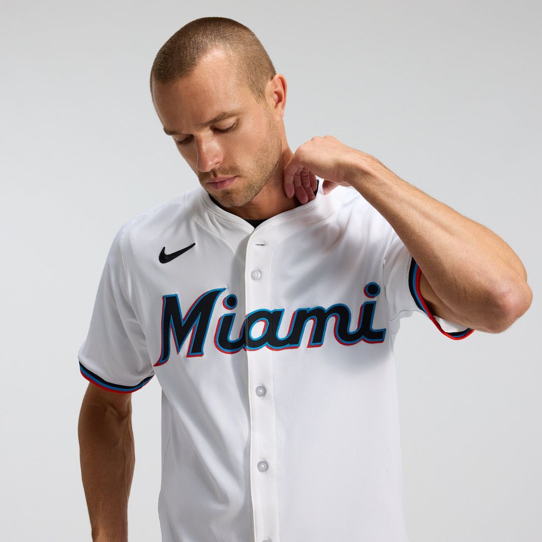 Miami Marlins | Nike White Home Elite Jersey