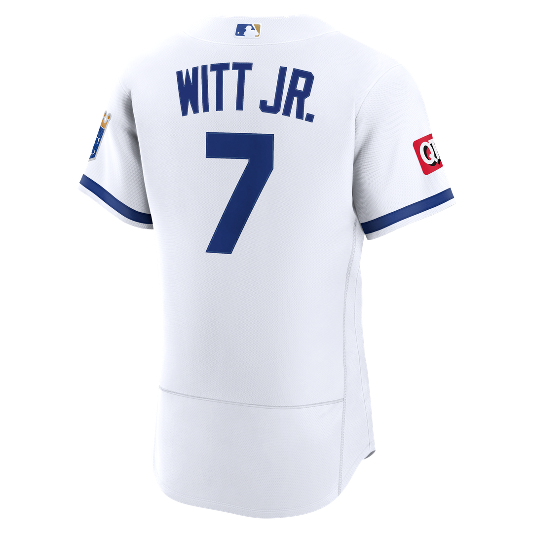 Kansas City Royals Bobby Witt Jr. | Nike Light Blue Alternate Authentic Sponsor Patch Jersey