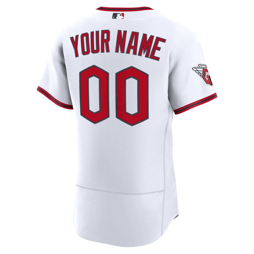 Cleveland Guardians | Nike White Home Authentic Custom Jersey