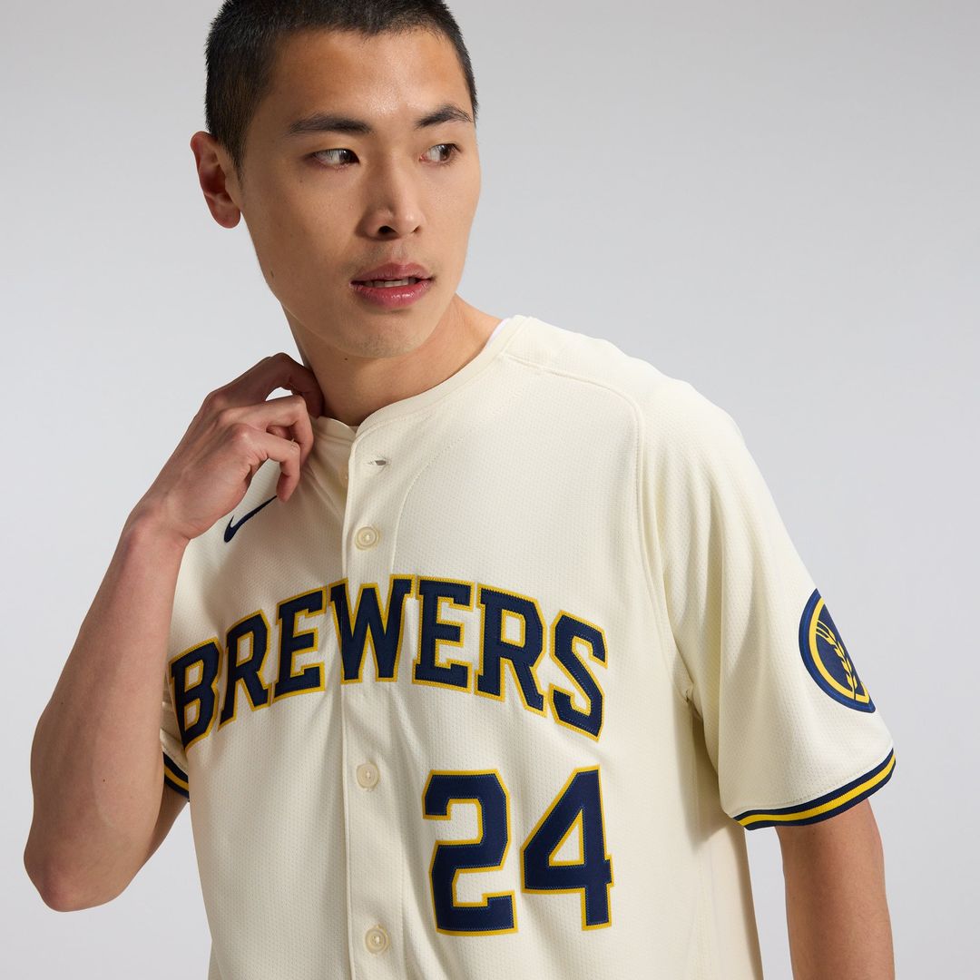 Milwaukee Brewers William Contreras | Nike Cream Home Limited Player Jersey