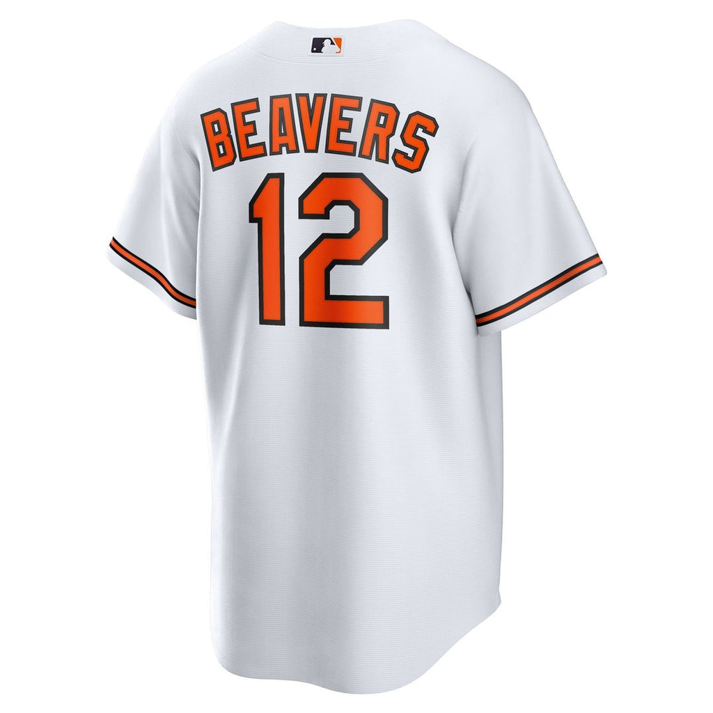 Baltimore Orioles Dylan Beavers | Nike White Home Replica Jersey
