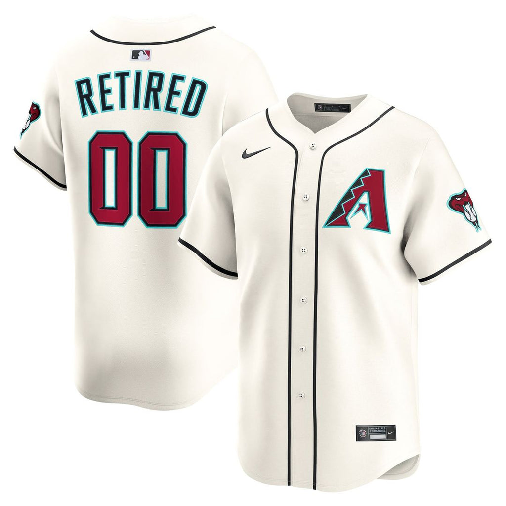 Arizona Diamondbacks | Nike Cream Home Limited Pick-A-Player Retired Roster Jersey