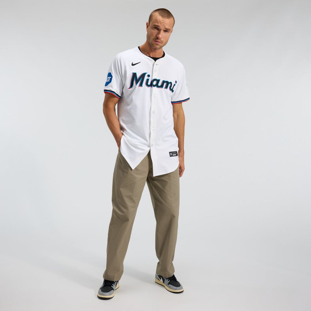 Miami Marlins | Nike White Home Elite Jersey