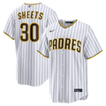 San Diego Padres Gavin Sheets | Nike White Home Replica Jersey