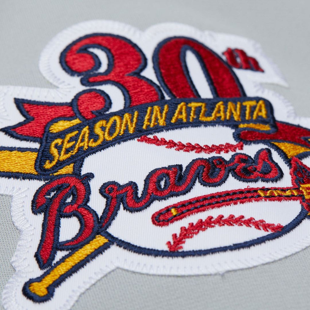 Atlanta Braves Fred McGriff | Mitchell & Ness Gray 1995 Throwback Authentic Jersey