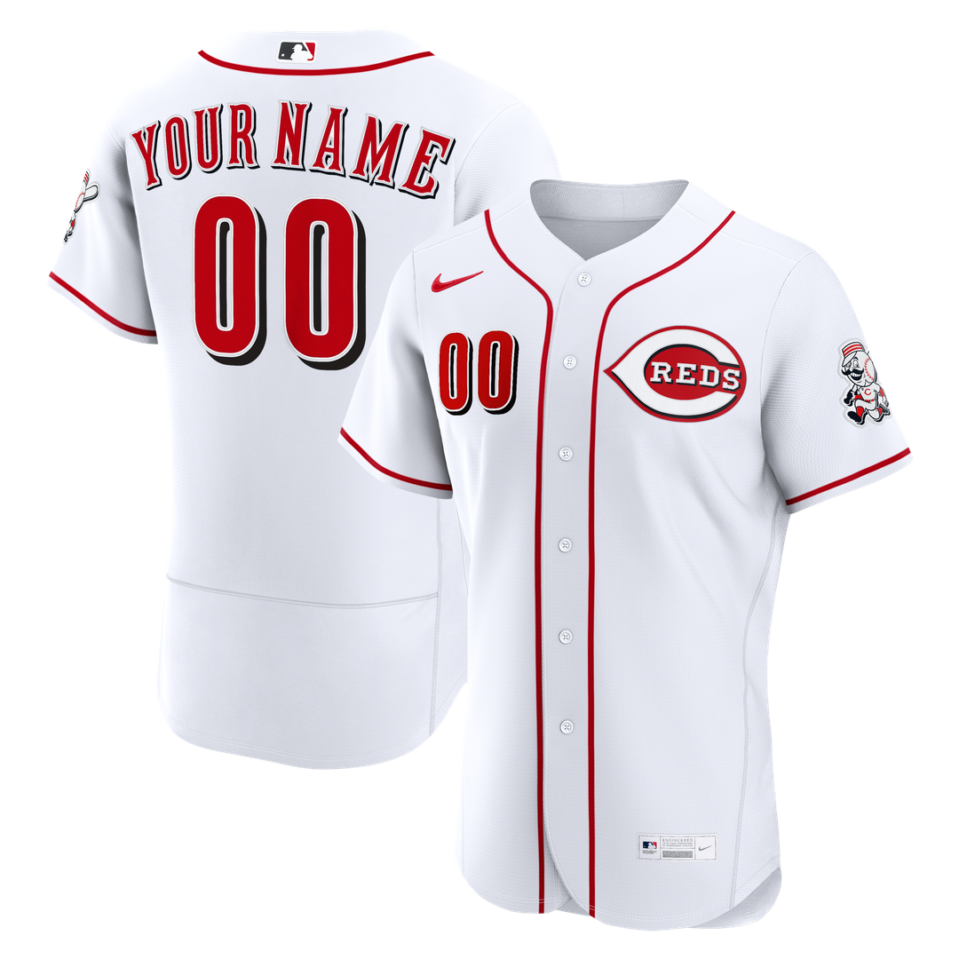 Cincinnati Reds | Nike White Home Authentic Custom Jersey