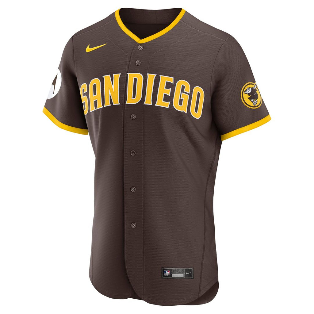 San Diego Padres | Nike Brown Road Sponsor Patch Authentic Jersey