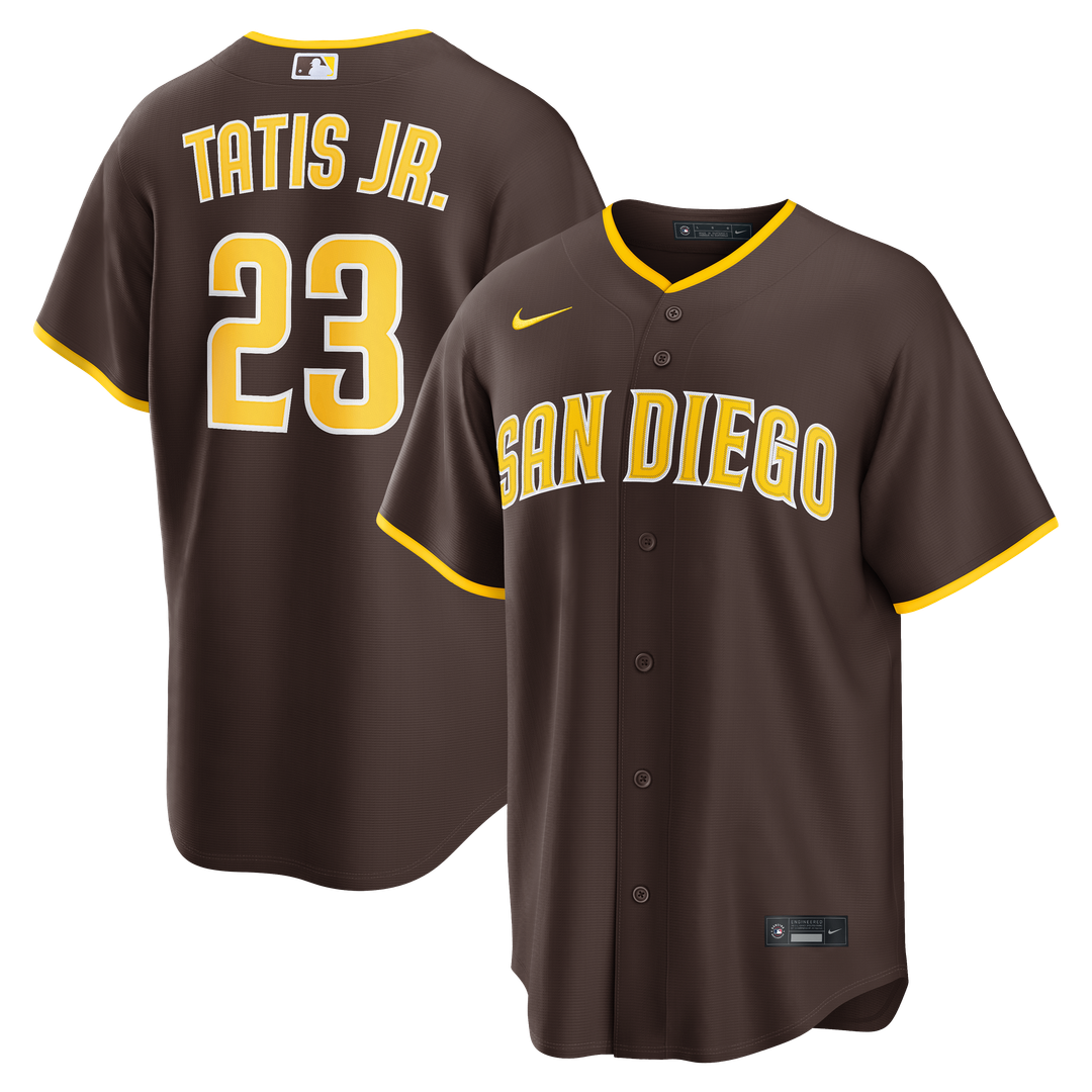 San Diego Padres Fernando Tatis Jr. | Nike Sand Alternate Replica Jersey
