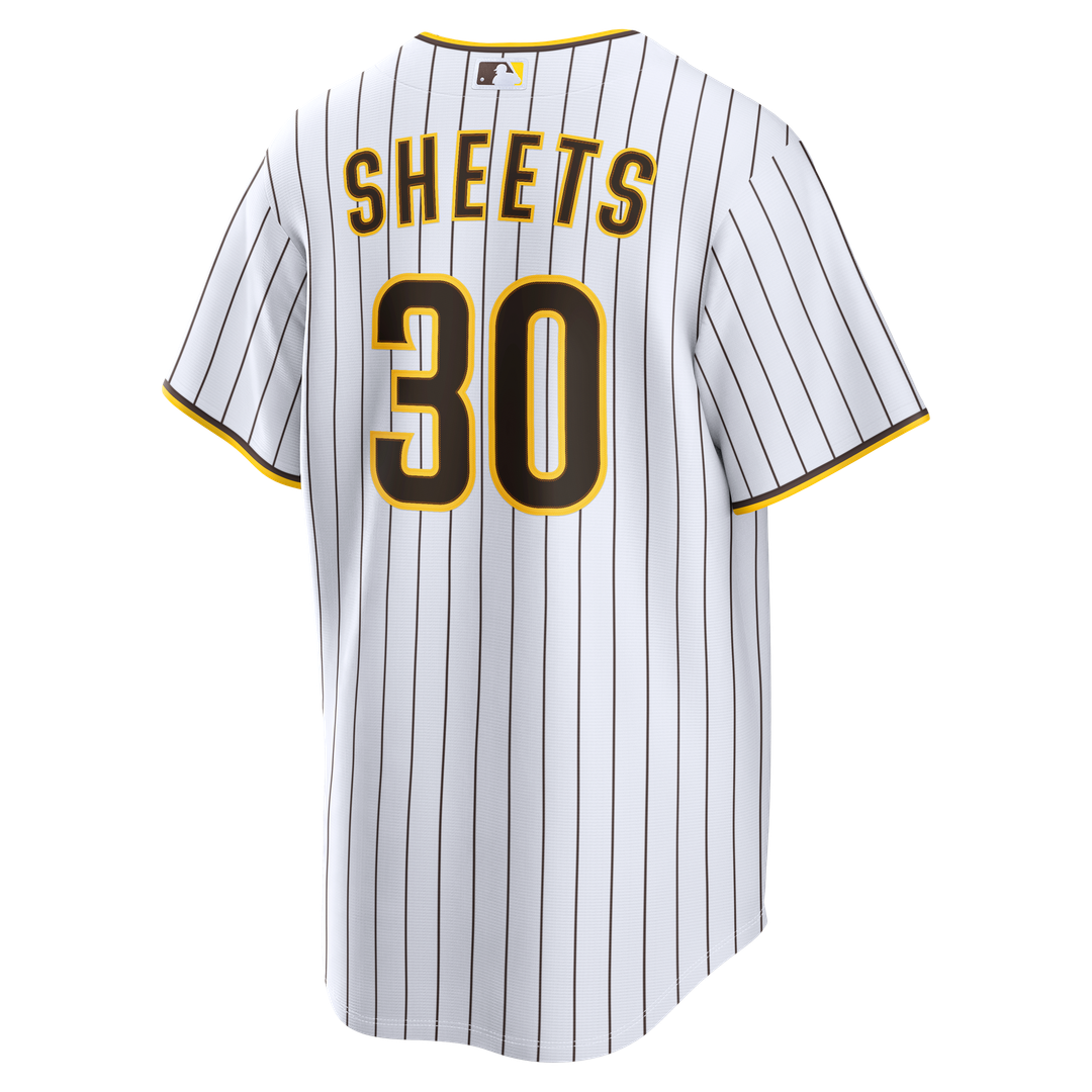 San Diego Padres Gavin Sheets | Nike White Home Replica Jersey