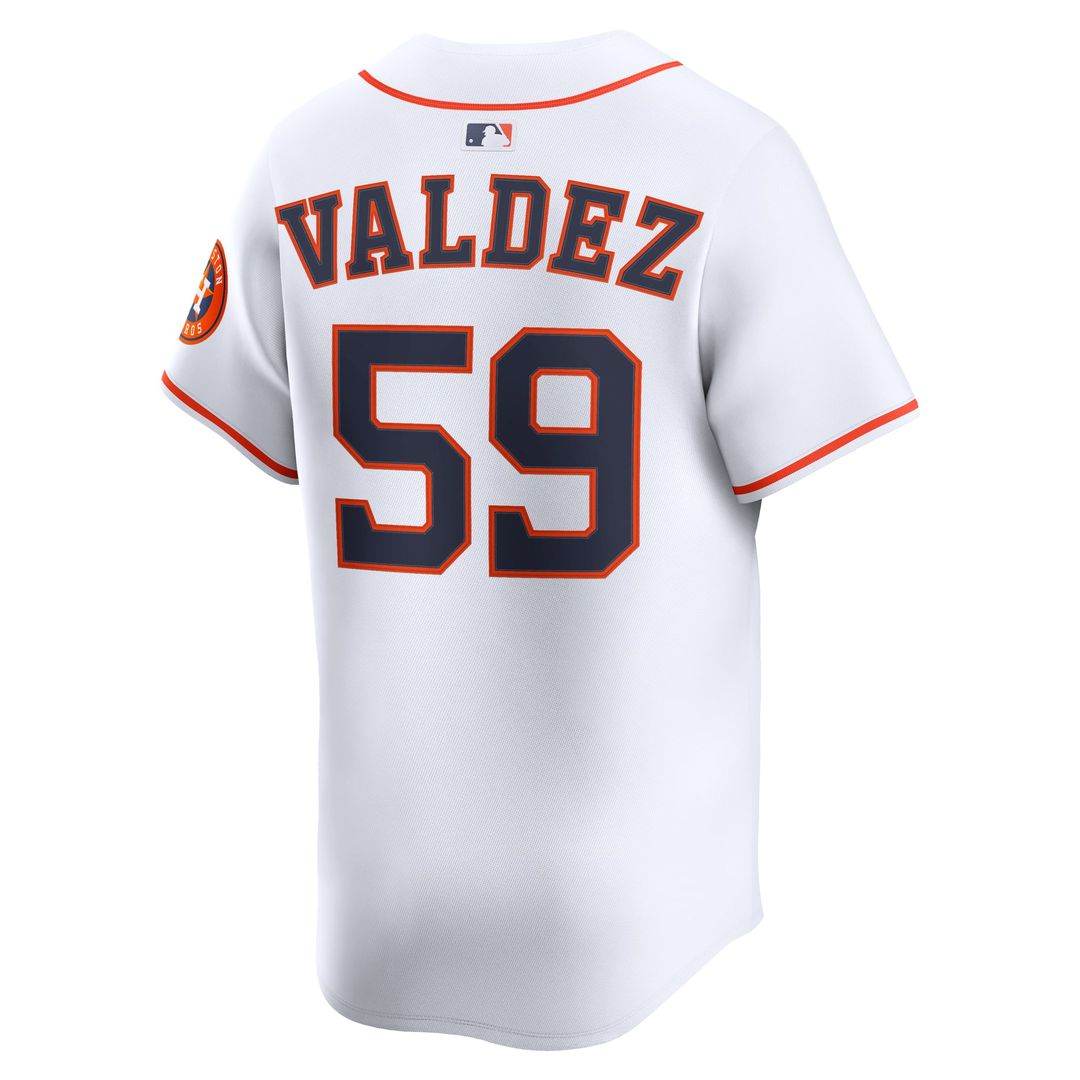 Houston Astros Framber Valdez | Nike White Home Limited Player Jersey