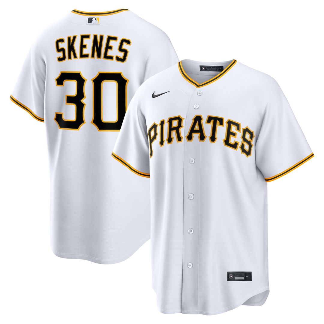 Pittsburgh Pirates Paul Skenes | Nike White Home Replica Jersey