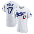 Los Angeles Dodgers Shohei Ohtani | Nike White Home Authentic Sponsor Patch Jersey