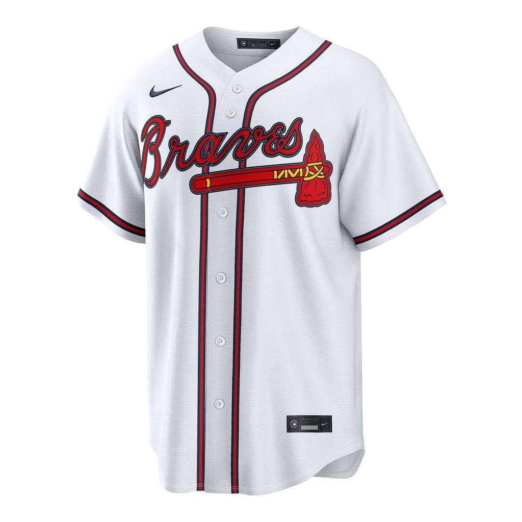 Atlanta Braves Spencer Schwellenbach | Nike White Home Replica Jersey