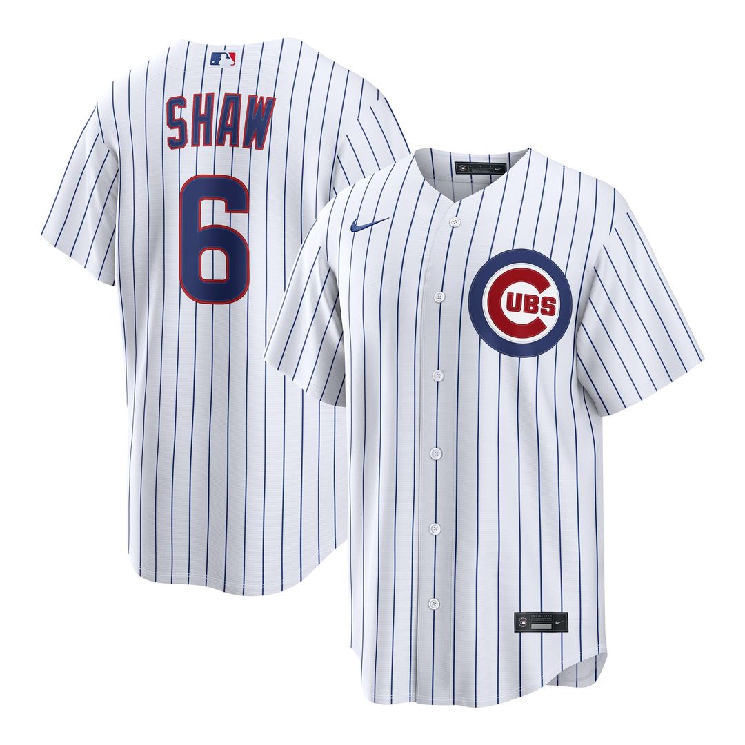 Chicago Cubs Matt Shaw | Nike White Home Replica Jersey