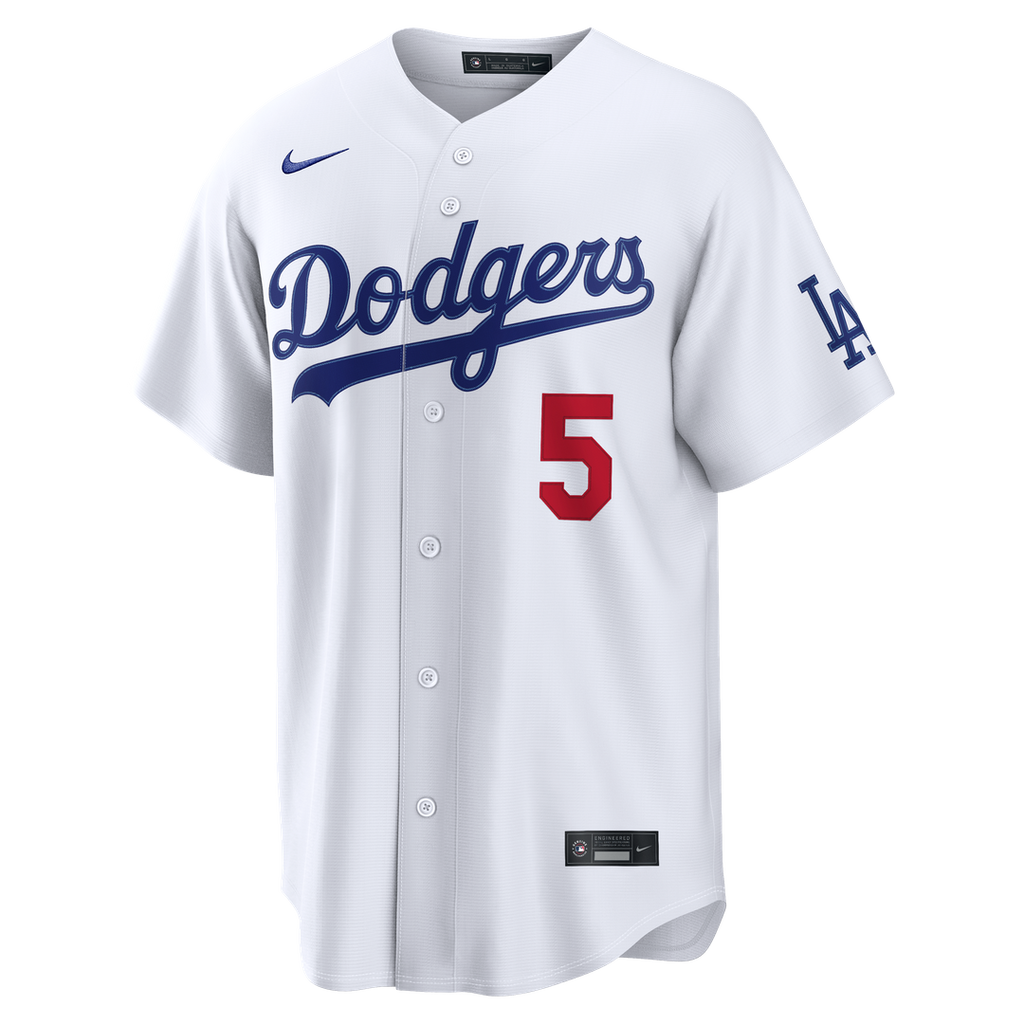 Los Angeles Dodgers Freddie Freeman | Nike White Home Stadium Jersey